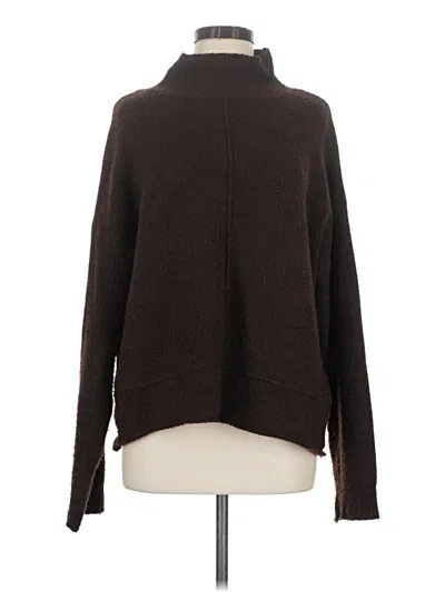 Pre-owned Max Studio Turtleneck Sweater In Brown