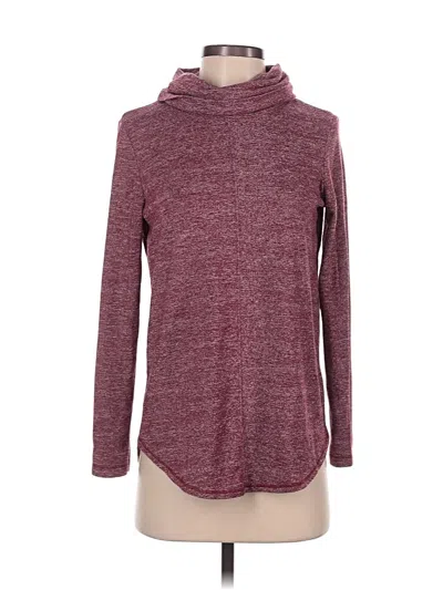 Pre-owned Max Studio Turtleneck Sweater In Burgundy