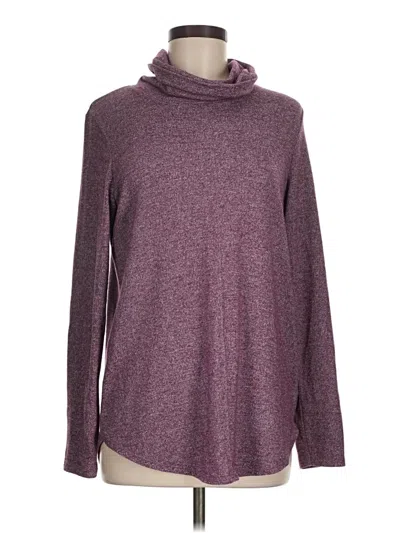 Pre-owned Max Studio Turtleneck Sweater In Burgundy