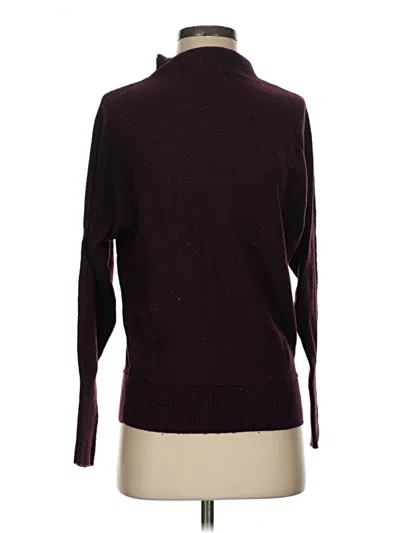 Pre-owned Max Studio Turtleneck Sweater In Burgundy