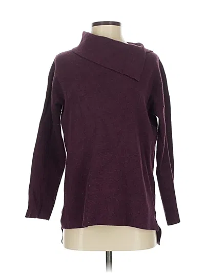 Pre-owned Max Studio Turtleneck Sweater In Burgundy