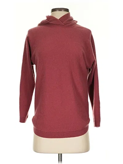Pre-owned Max Studio Turtleneck Sweater In Burgundy