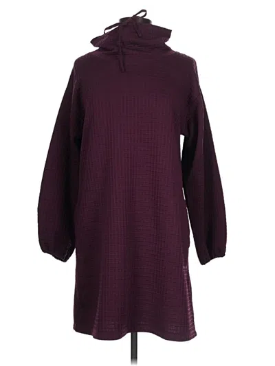 Pre-owned Max Studio Turtleneck Sweater In Burgundy