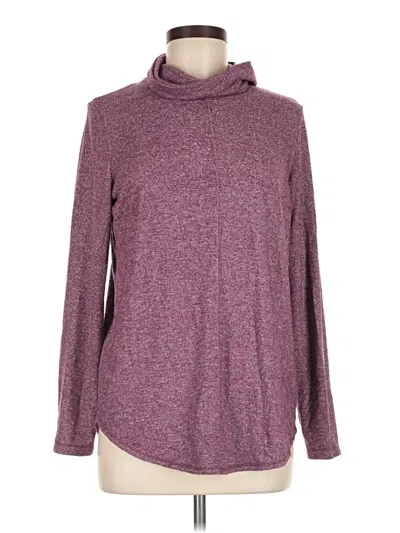 Pre-owned Max Studio Turtleneck Sweater In Burgundy