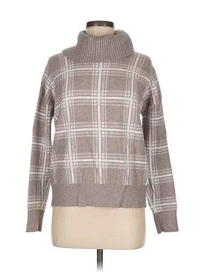 Pre-owned Max Studio Turtleneck Sweater In Gray