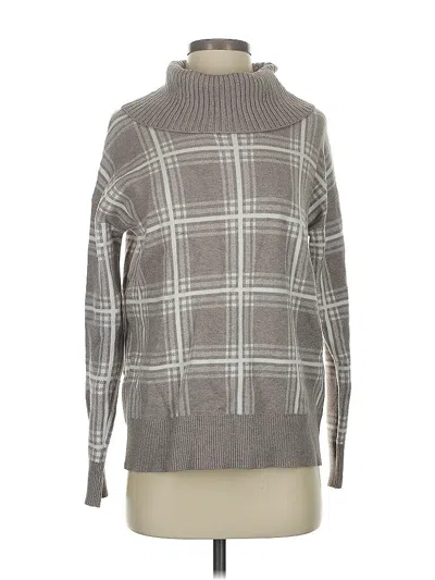 Pre-owned Max Studio Turtleneck Sweater In Gray