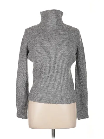 Pre-owned Max Studio Turtleneck Sweater In Gray