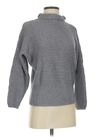 Pre-owned Max Studio Turtleneck Sweater In Gray
