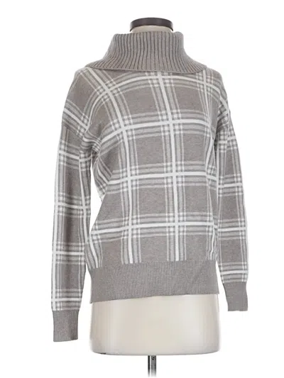 Pre-owned Max Studio Turtleneck Sweater In Gray