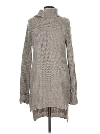 Pre-owned Max Studio Turtleneck Sweater In Gray