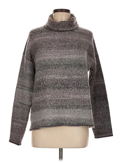 Pre-owned Max Studio Turtleneck Sweater In Gray