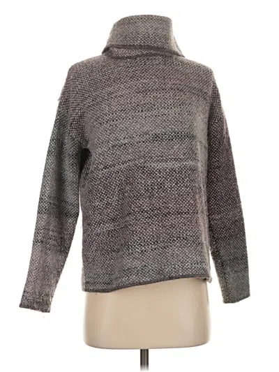 Pre-owned Max Studio Turtleneck Sweater In Gray