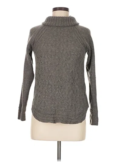 Pre-owned Max Studio Turtleneck Sweater In Gray