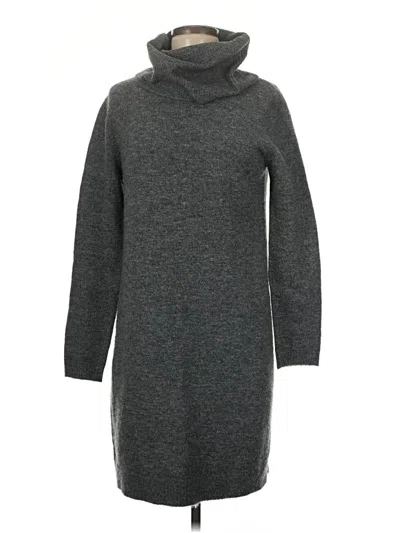 Pre-owned Max Studio Turtleneck Sweater In Gray