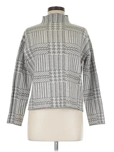 Pre-owned Max Studio Turtleneck Sweater In Gray
