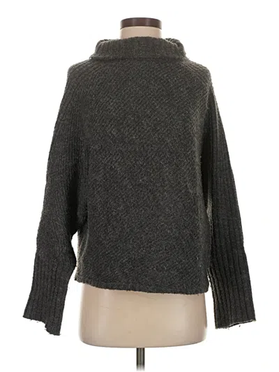 Pre-owned Max Studio Turtleneck Sweater In Gray