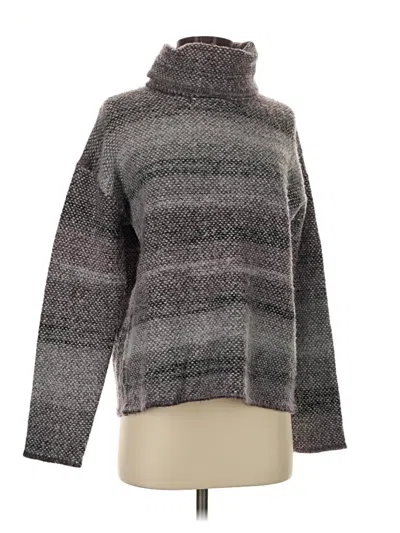Pre-owned Max Studio Turtleneck Sweater In Gray