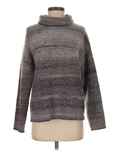 Pre-owned Max Studio Turtleneck Sweater In Gray