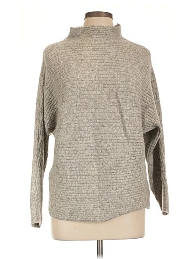 Pre-owned Max Studio Turtleneck Sweater In Gray