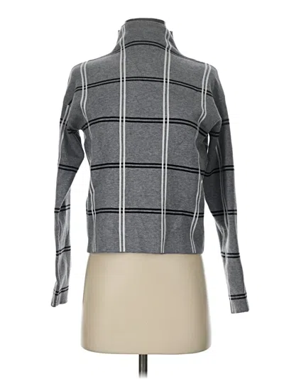 Pre-owned Max Studio Turtleneck Sweater In Gray