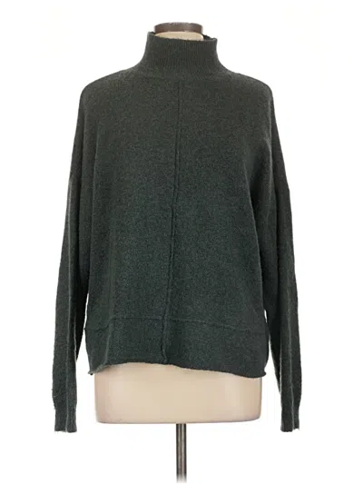 Pre-owned Max Studio Turtleneck Sweater In Green