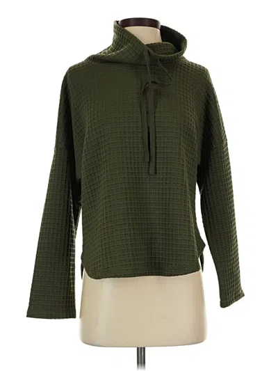 Pre-owned Max Studio Turtleneck Sweater In Green