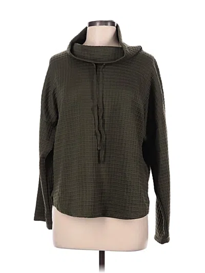 Pre-owned Max Studio Turtleneck Sweater In Green