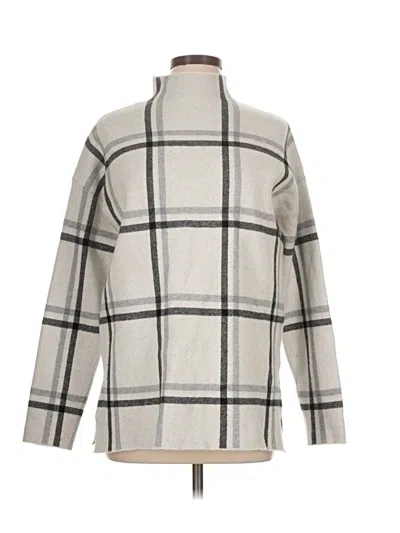 Pre-owned Max Studio Turtleneck Sweater In Ivory