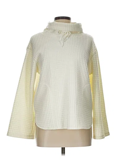 Pre-owned Max Studio Turtleneck Sweater In Ivory