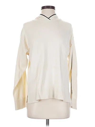 Pre-owned Max Studio Turtleneck Sweater In Ivory