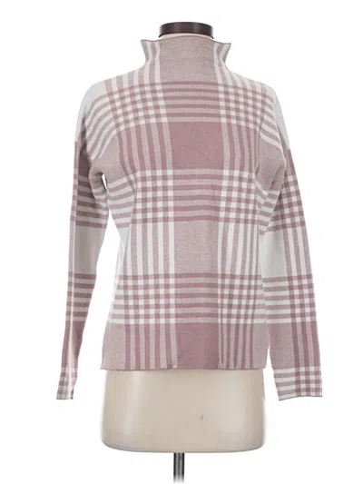 Pre-owned Max Studio Turtleneck Sweater In Pink