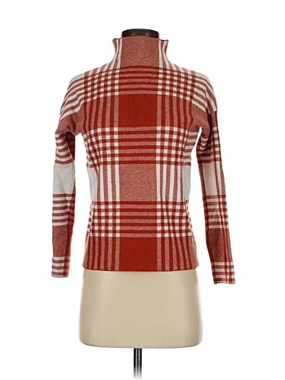 Pre-owned Max Studio Turtleneck Sweater In Red