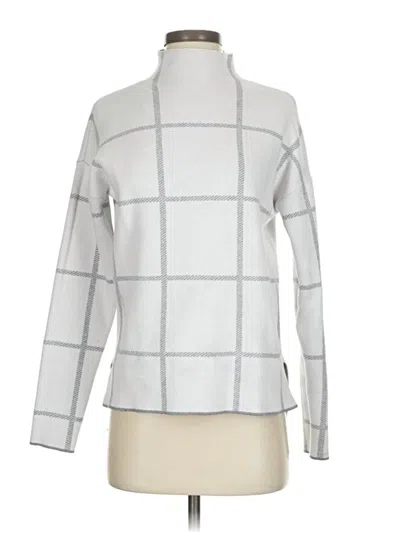 Pre-owned Max Studio Turtleneck Sweater In Silver