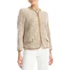 Max Studio Tweed Jacket In Brown