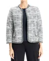 Max Studio Tweed Jacket In Gray