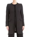 Max Studio Tweed Open Jacket In Black