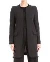 Max Studio Tweed Open Jacket In Black