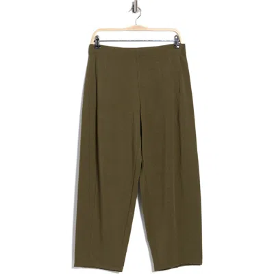 Max Studio Twill Knit Barrel Leg Pants