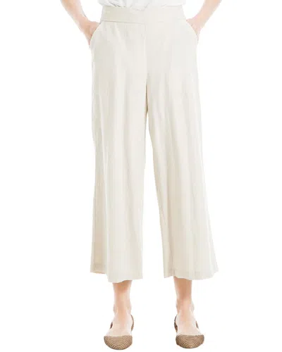 Max Studio Twill Pant In White