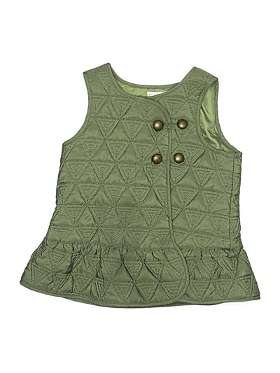 Pre-owned Max Studio Kids' Vest In Green