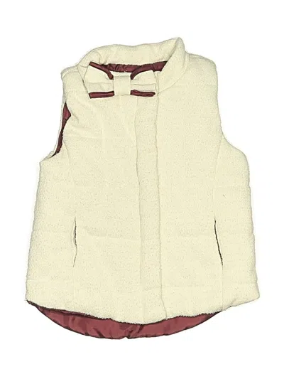 Pre-owned Max Studio Kids' Vest In Ivory