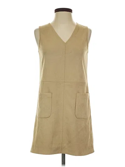 Pre-owned Max Studio Vest In Tan