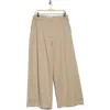 Max Studio Wide Leg Jeans In Sand-sand