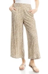Max Studio Wide Leg Pull-on Crop Pants