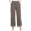Max Studio Wide Leg Pull On Pants In Gold