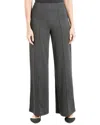 Max Studio Herringbone Wide Leg Pants In Gray