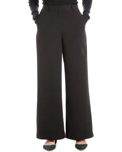 MAX STUDIO MAX STUDIO WIDE LEG ZIP FRONT TROUSER