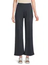 Max Studio Crop Wide Leg Pants In Dusk Blue