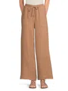 Max Studio Women's Textured Wide-leg Pants