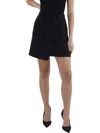 Max Studio Womens Tweed Short Mini Skirt In Multi